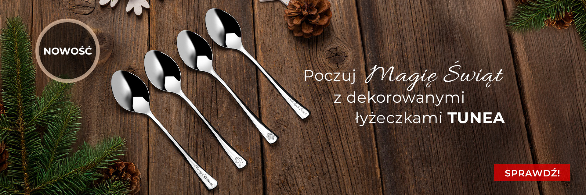 Łyżeczki świąteczne TUNEA